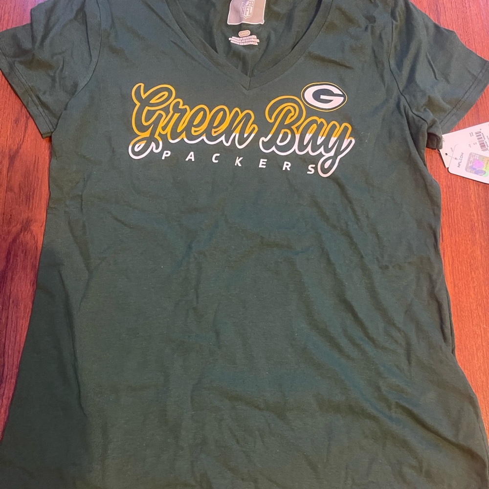 NFL Green Bay Packers Green Fitted T-Shirt